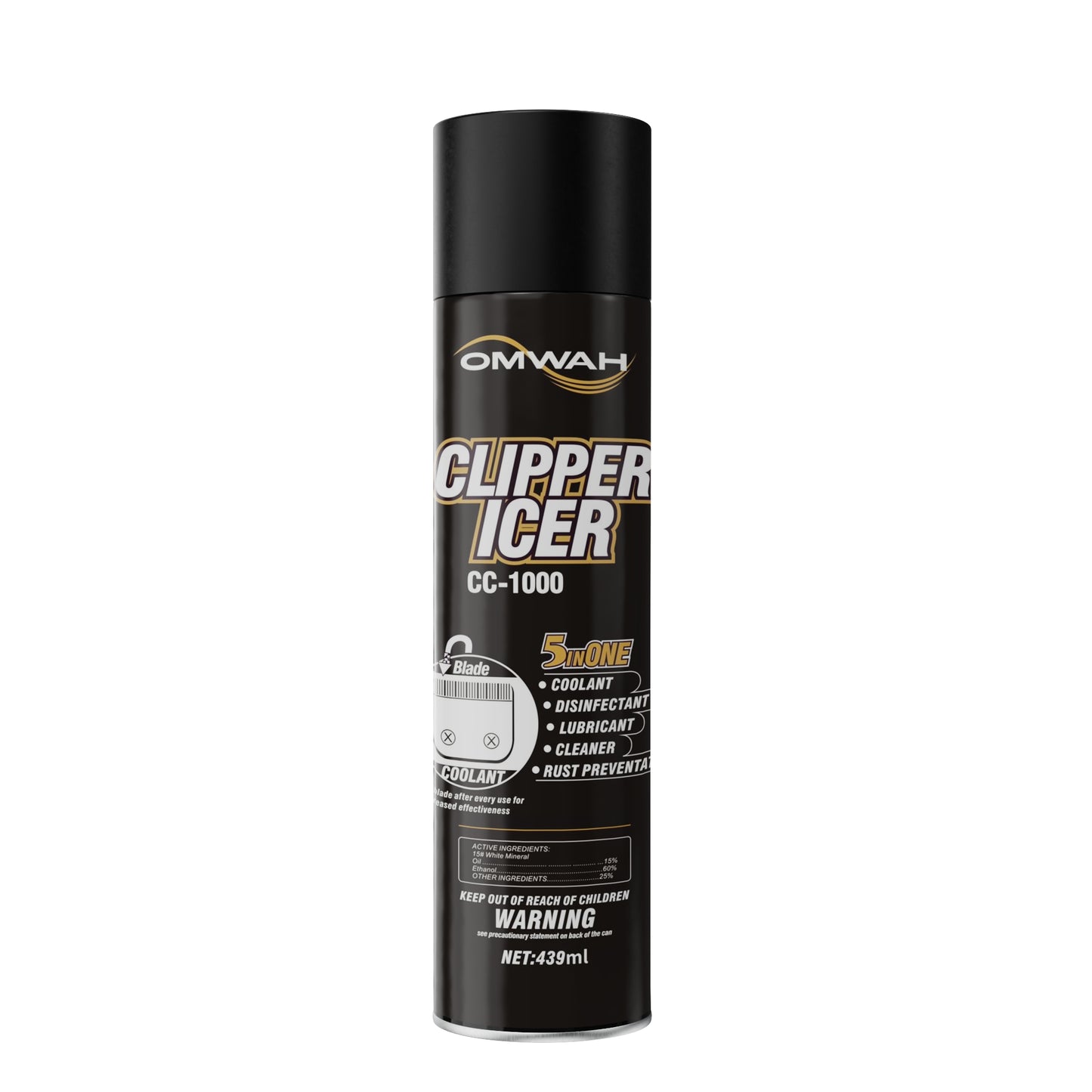 Omwah Clipper Icer For Blades 15.5 Ounce Aerosol (439ml)